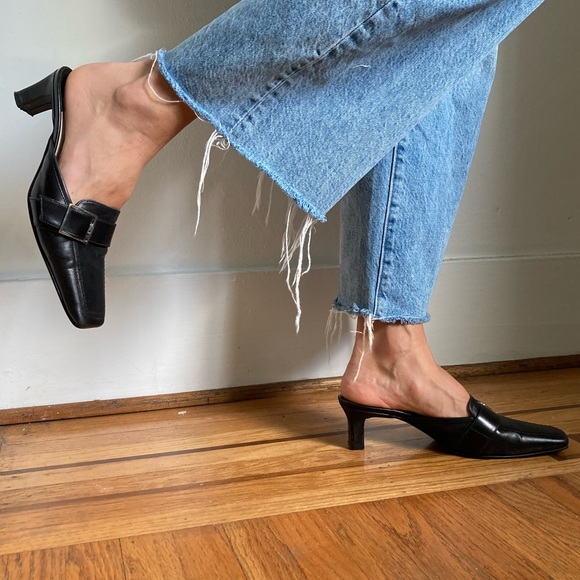 Leather Mules - Picture 2 of 7